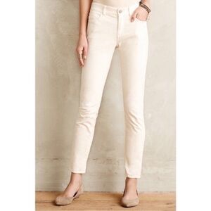 Pilcro Stet Skinny Jeans in Ivory 26”x26”